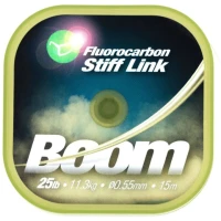 Fir Fluorocarbon Korda Boom Stiff Link Low Vis Green 15m, 0.55mm, 11.30kg