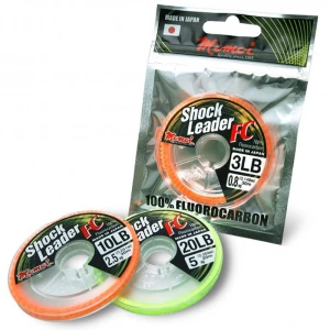 Fir Fluorocarbon MOMOI Shock Leader, Transparent, 0.203mm, 2.72kg, 30m Fir Fluorocarbon MOMOI Shock Leader, Transparent, 0.203mm, 2.72kg, 30m