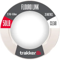 Fir Fluorocarbon Trakker Fluoro Link, Clear, 0.68mm, 22.70kg/50lbs, 20m