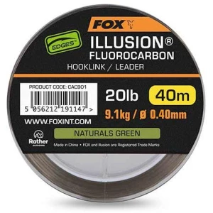 Fir Fox Illusion Fluorocarbon, Naturals Green, 20lbs-9.1kg, 0.40mm, 40m Fir Fox Illusion Fluorocarbon, Naturals Green, 20lbs-9.1kg, 0.40mm, 40m