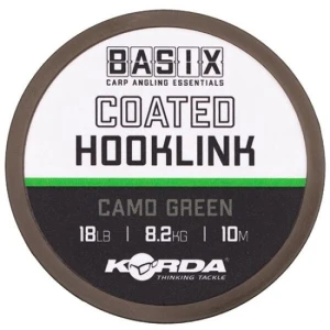 Fir KORDA BASIX COATED HOOKLINK 18LB/10M Fir KORDA BASIX COATED HOOKLINK 18LB/10M