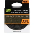 Fir Leadcore Fox Naturals, 25m, 50lb/22.7kg