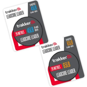 Fir Leader Trakker Leadcore Leader, Green, 20.44kg/45lb, 20m