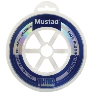 Fir MUSTAD Thor Fluorocarbon Leader, Clear, 0.38mm, 9kg, 30m Fir MUSTAD Thor Fluorocarbon Leader, Clear, 0.38mm, 9kg, 30m