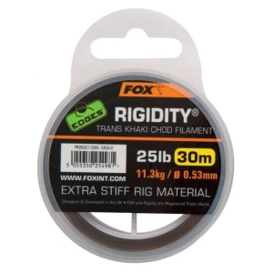 Fir Monofilament Monturi Fox Edges Rigidity Trans Khaki, 30m ,25lbs ,11.30kg