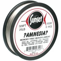 Fir Monofilament Sunset Amnesia Clear, 8lb/3.6kg, 100m Fir Monofilament Sunset Amnesia Clear, 8lb/3.6kg, 100m