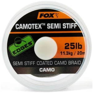 Fir Textil Fox Edges Camotex Semi-Stiff, 11.34kg-35lbs, 20m Fir Textil Fox Edges Camotex Semi-Stiff, 11.34kg-35lbs, 20m