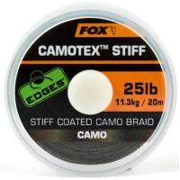 Fir Textil Fox Edges Camotex Stiff, 11.34kg-25lbs, 20m