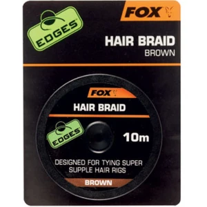Fir Textil Fox Edges Hair Braid, Brown, 10m