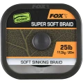 Fir Textil Fox Naturals Soft Braid Hooklength, 20m, 25lb/11.3kg