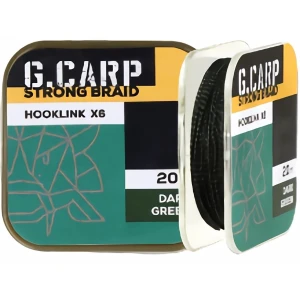 Fir Textil Golden Catch Hooklink G Carp Strong X6, Dark Green, 20lbs, 20m Fir Textil Golden Catch Hooklink G Carp Strong X6, Dark Green, 20lbs, 20m