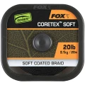 Fir Textil cu Camasa Fox Naturals Coretex Soft, Verde Inchis, 20m, 20lb/9.1kg Fir Textil cu Camasa Fox Naturals Coretex Soft, Verde Inchis, 20m, 20lb/9.1kg