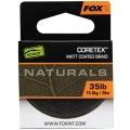 Fir Textil cu Camasa Fox Naturals Coretex, Verde Inchis, 20m, 35lb/15.8KG