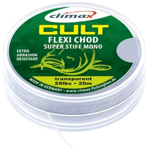 Fir monofilament Climax CULT CRAP FLEXI CHOD MONO HOOKLINK 20m 0.50mm 25lb Fir monofilament Climax CULT CRAP FLEXI CHOD MONO HOOKLINK 20m 0.50mm 25lb