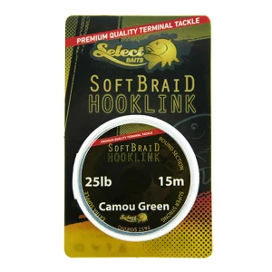 Fir textil Select Baits Soft Braid Hooklink 15m 25lb