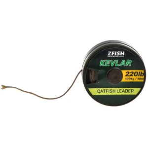 Leadcore Zfish Kevlar Braid, Brown, 100kg, 11m