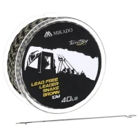 Leadocore Mikado Lead Free Leader, 40lbs, 10m, Dark Camo