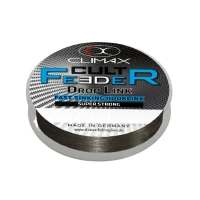 FIR TEXTIL CLIMAX CULT FAST SINKING FEEDER DROPLINK 10M DARK GREY 0.09mm 4.1kg FIR TEXTIL CLIMAX CULT FAST SINKING FEEDER DROPLINK 10M DARK GREY 0.09mm 4.1kg