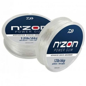 Fir Elastic Daiwa N Zon Power Gum 1.0mm 8kg 10m Fir Elastic Daiwa N Zon Power Gum 1.0mm 8kg 10m
