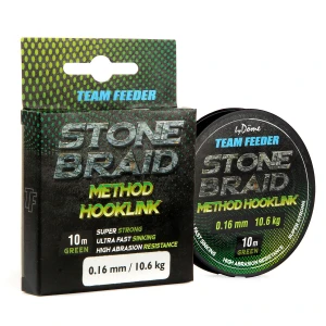 Fir Textil Team Feeder Stone Braid Green By Dome Gabor 10m 0.14mm 8.4kg Fir Textil Team Feeder Stone Braid Green By Dome Gabor 10m 0.14mm 8.4kg