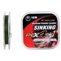 Fir textil Pokee Method Feeder Fast Sinking PE X4+1 0.08mm 3.63kg 10m Fir textil Pokee Method Feeder Fast Sinking PE X4+1 0.08mm 3.63kg 10m