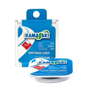 FIR TEXTIL KAMASAKI SUPER BRAID LEADER 10M 0.14MM 10.8KG FIR TEXTIL KAMASAKI SUPER BRAID LEADER 10M 0.14MM 10.8KG