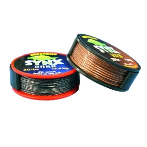 FIR TEXTIL KRYSTON SYNX STIFF COATED 20m 20lb Grawel Brown