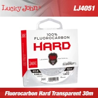 Fir Fluorocarbon Lucky John Hard Transparent 30m 0.14mm 1.8kg 