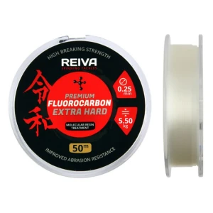 Fir Fluorocarbon Reiva 50m 0.25mm 5.50kg Fir Fluorocarbon Reiva 50m 0.25mm 5.50kg