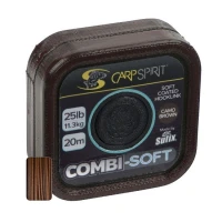 Fir Textil Carp Spirit cu Camasa Combi Soft Camo Brown 20m 20lbs 9.10kg Fir Textil Carp Spirit cu Camasa Combi Soft Camo Brown 20m 20lbs 9.10kg