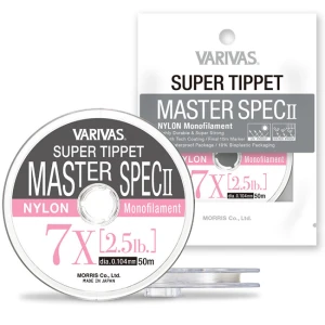 FIR MONOFILAMENT FLY VARIVAS SUPER  TIPPET MASTER SPEC ll NYLON 4X 50m 0.165mm 5.1lb FIR MONOFILAMENT FLY VARIVAS SUPER  TIPPET MASTER SPEC ll NYLON 4X 50m 0.165mm 5.1lb