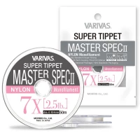 FIR MONOFILAMENT VARIVAS SUPER TIPPET MASTER SPEC II NYLON 50M 5X 0.148mm 4.7lbs