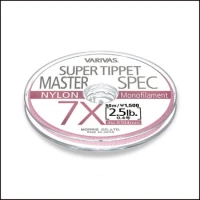 Fir monofilament Varivas Super Tippet Master Spec Nylon 3X 0.205mm 50m 7.6lb Fir monofilament Varivas Super Tippet Master Spec Nylon 3X 0.205mm 50m 7.6lb