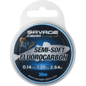 Fir Fluorocarbon SAVAGE GEAR Semi Soft LRF 0.14mm, 30m, 1.2kg, transparent