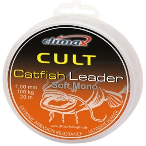 FIR monofilament Climax CULT CATFISH SOFT MONO LEADER 50m 1.40mm 84kg FIR monofilament Climax CULT CATFISH SOFT MONO LEADER 50m 1.40mm 84kg