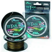 Fir Filfishing Titan Camou Braid, 65kg, 0.60mm, 250m