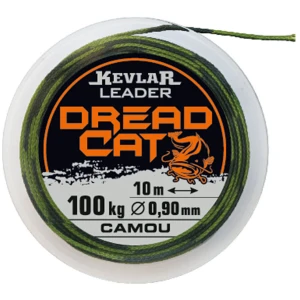 Fir Inaintas Konger Kevlar Dread Cat Leader Camou, 10m, 0.78mm, 80kg Fir Inaintas Konger Kevlar Dread Cat Leader Camou, 10m, 0.78mm, 80kg