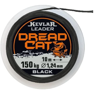 Fir Inaintas Konger Kevlar Dread Cat Leader Negru, 10m, 0.90mm, 100kg Fir Inaintas Konger Kevlar Dread Cat Leader Negru, 10m, 0.90mm, 100kg