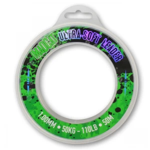 Fir Inaintas Monofilament Madcat Ultra-Soft Mono Leader 1.30mm 50m Transparent 75kg