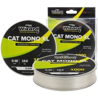 Fir Monofilament Energo Team Wizard Cat Mono XL Catfish Transparent, 0.40mm, 19.60kg, 1000m