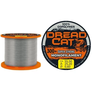 Fir Monofilament KONGER Dread Cat Gri, 35.9kg, 0.45mm, 300m