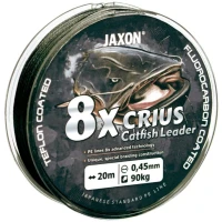 Fir Textil Jaxon Crius Pe X8 Catfish Leader Black, 90kg, 0.45mm, 20m