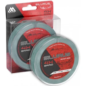 Fir Textil MIKADO Silurus 4 X Braid, Green, 0.50mm, 41.80kg, 300m