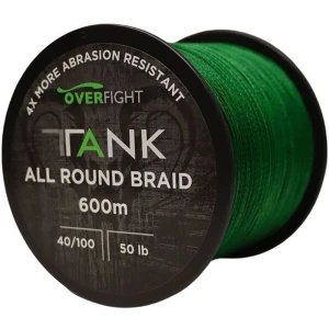 Fir Textil OVERFIGHT 4X Tank Allround Verde, 600m, 0.50mm, 40kg