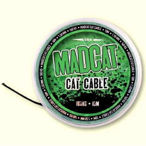 Leader Madcat Cable Black, 10m, 1.35mm, 160kg Leader Madcat Cable Black, 10m, 1.35mm, 160kg
