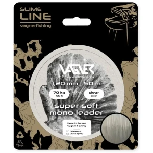 Leader VAGNER Super Soft Mono Leader Clear, 55kg, 1.00mm, 50m