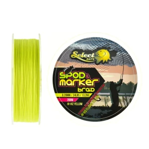 Fir Textil Select Baits Spod and Marker X8 Braid Hi-Viz Yellow, 0.20mm 200m