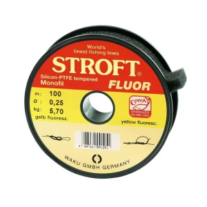 FIR MONOFILAMENT STROFT COLOR GALBEN FLUO 020MM/3,9KG/100M FIR MONOFILAMENT STROFT COLOR GALBEN FLUO 020MM/3,9KG/100M