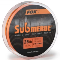  Fir Textil Scufundator Fox Submerge Bright Orange Sinking Braid 300m, 0.16mm, 25lb