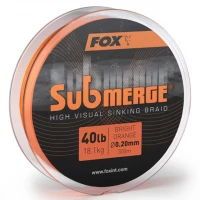  Fir Textil Scufundator Fox Submerge Bright Orange Sinking Braid 300m, 0.20mm, 40lb